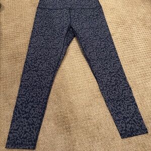 Prana Grey and Black Print Leggings